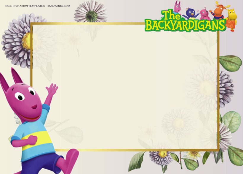 8+ Explore The World With Backyardigans Birthday Invitation Templates