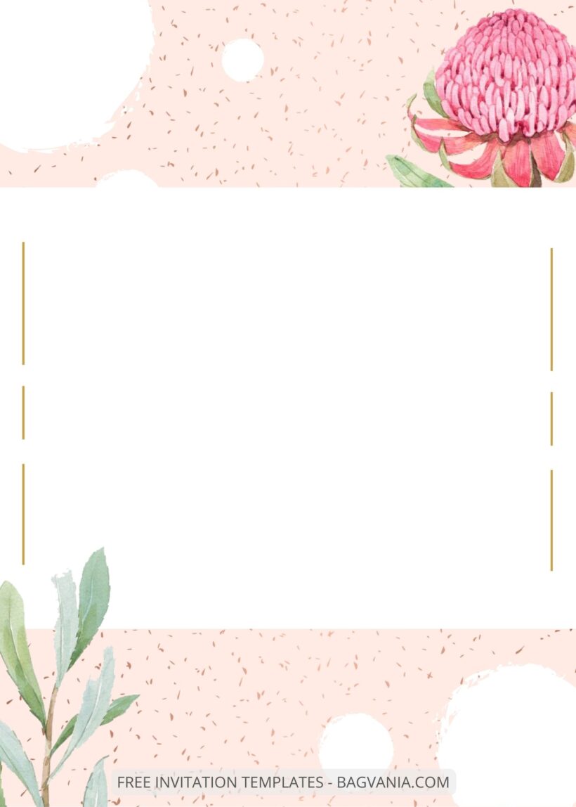 FREE EDITABLE - 7+ Pink Watercolor Floral Canva Wedding Invitation ...