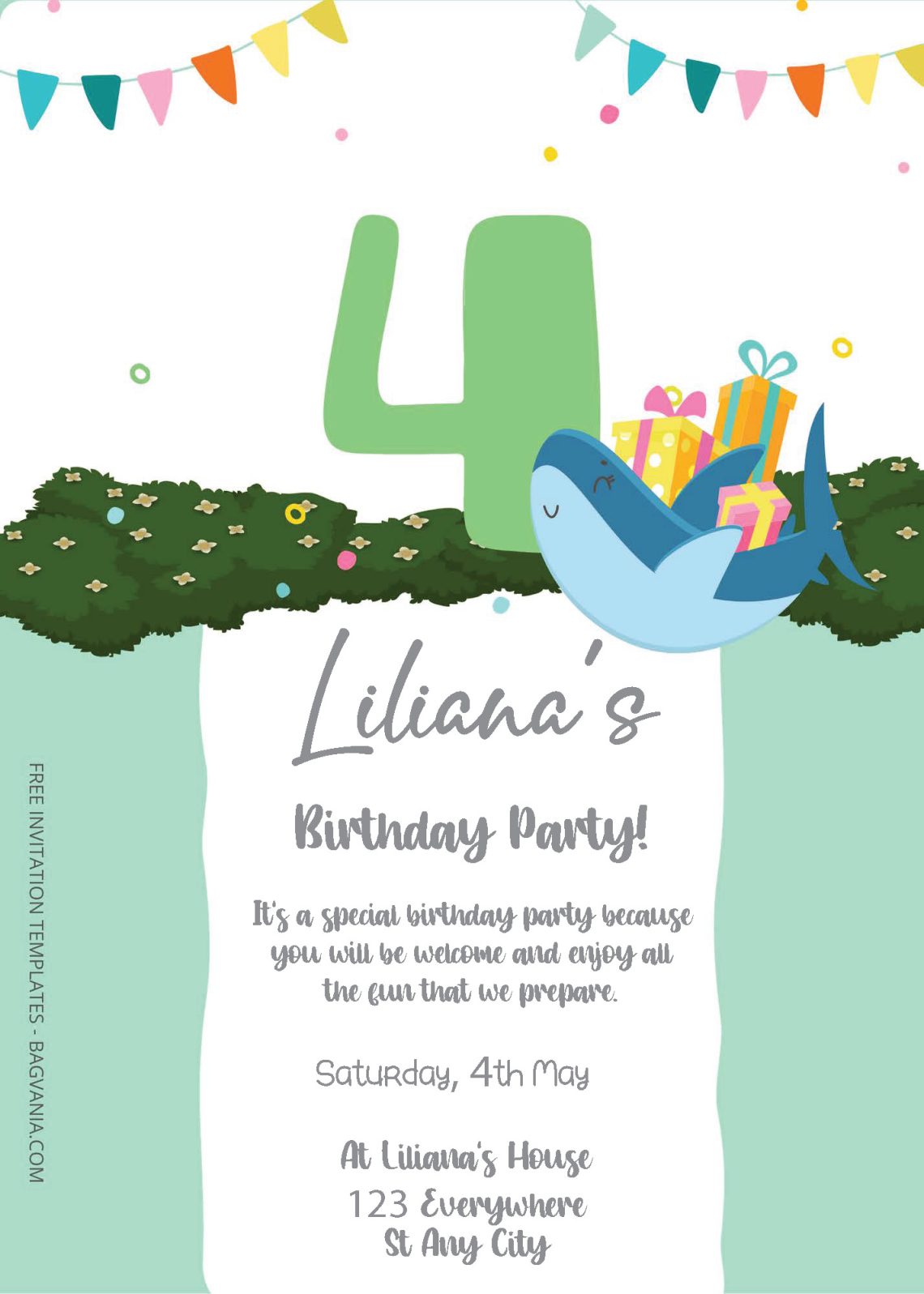 Invitation Numbers Free Editable PDF - Summer Number Birthday Invitation Templates