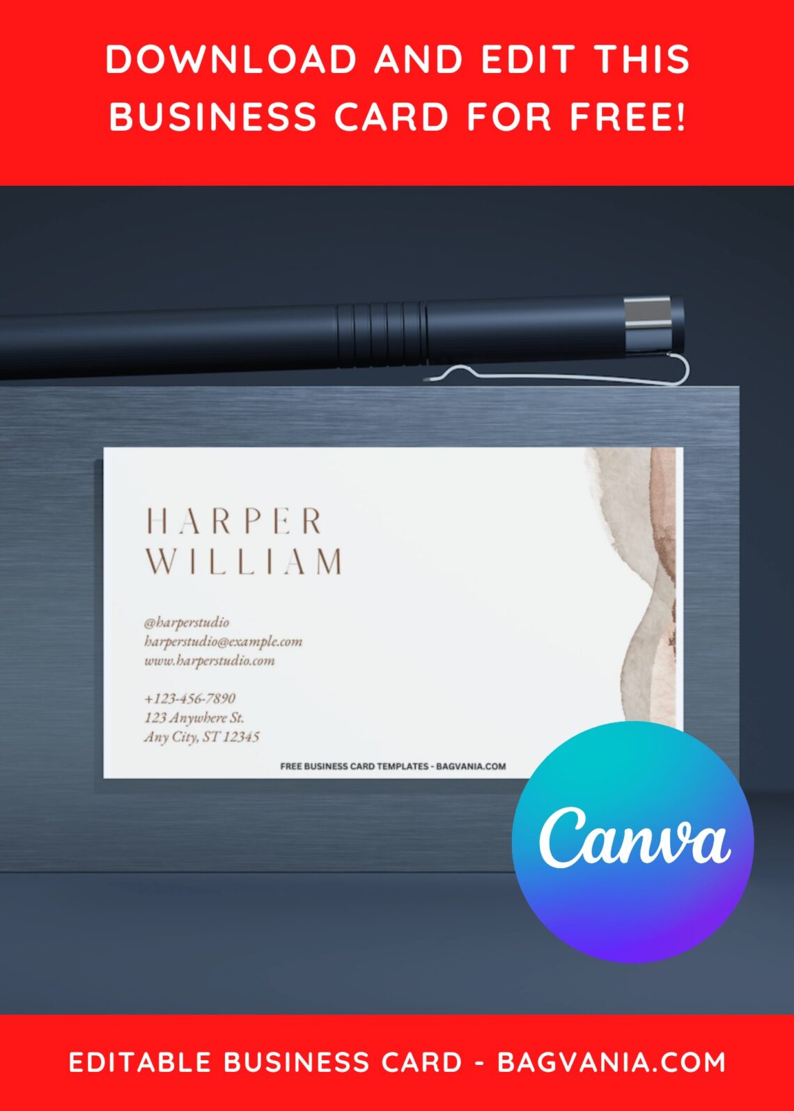10+ Simple Floral Canva Business Card Templates