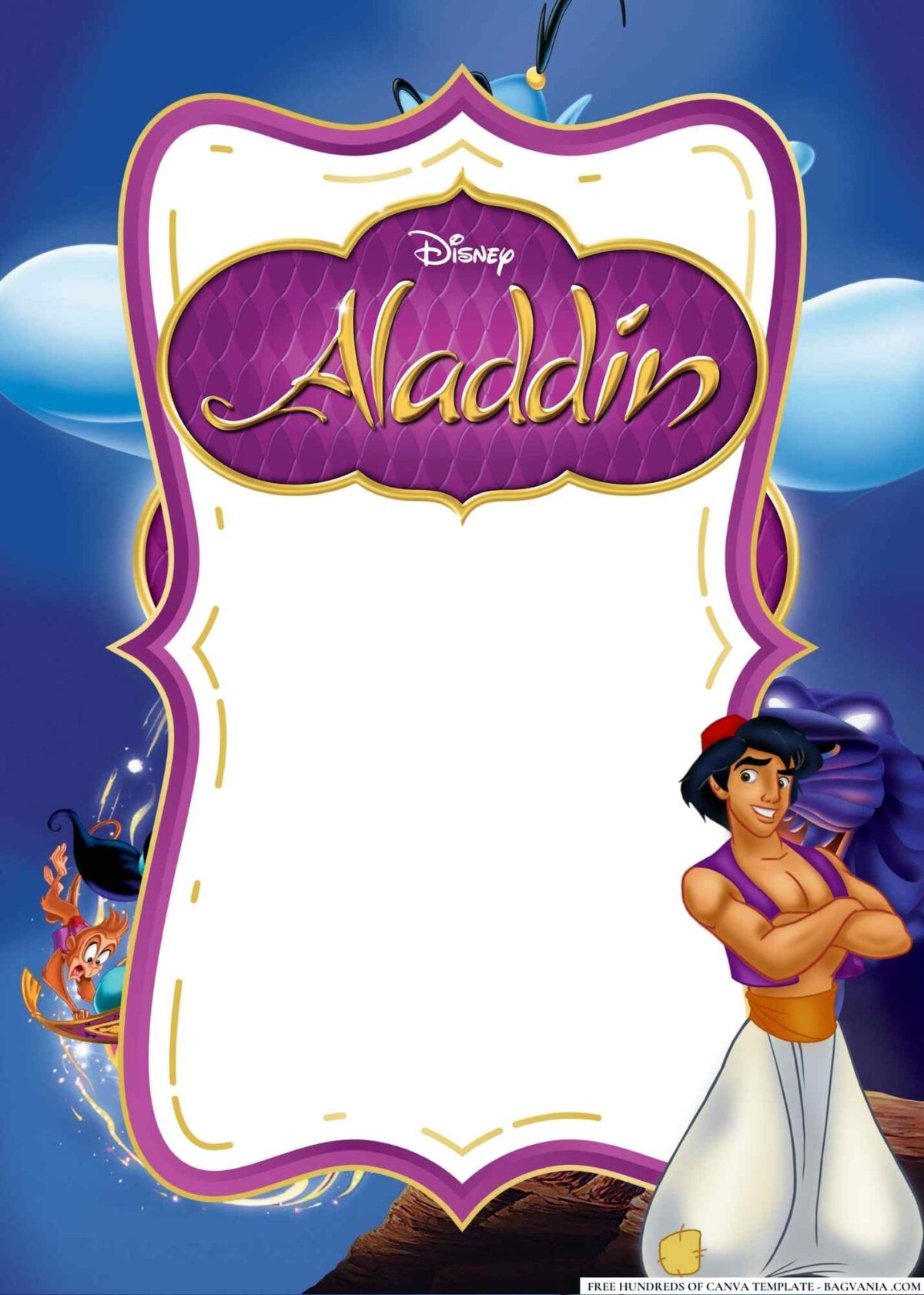 14+ Aladdin Baby Shower Invitation Templates