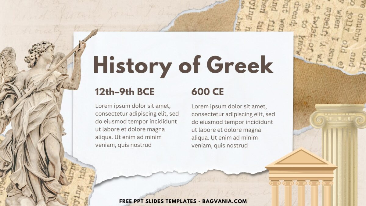 (Free Canva Template) Art & History PPT Slides Templates