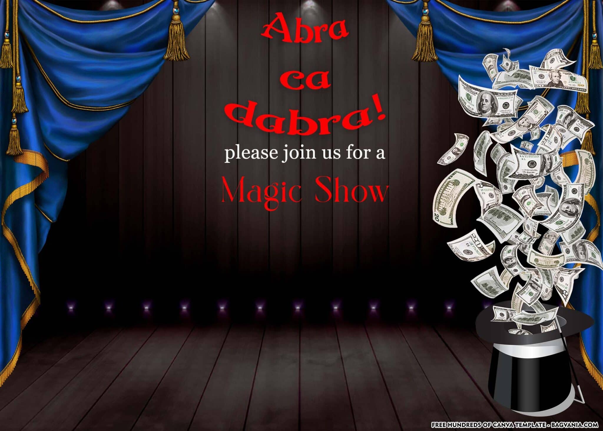 Magic Invitation Gif FREE Download Magic Show Invitation Template