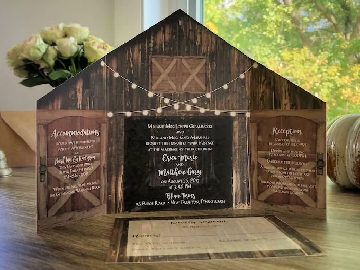 10 Elegant and Aesthetic Rustic Party Invitations