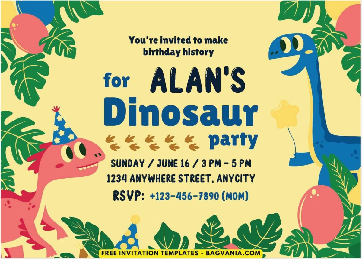 10 Stunning Cartoon Birthday Invitations for Your Little Kid's Party