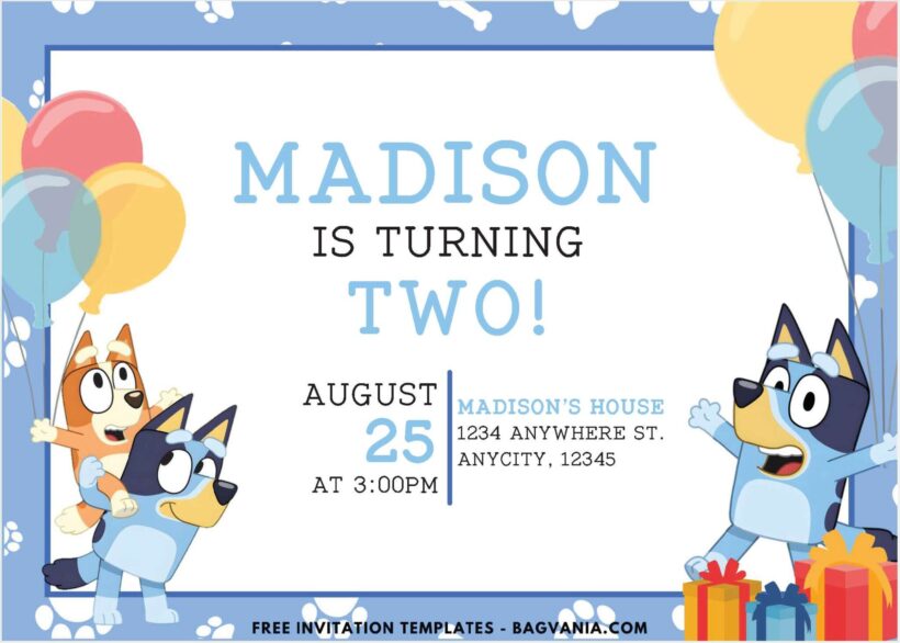Exciting Bluey Birthday Invitations Kids Love